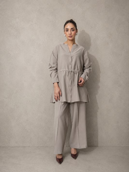 Stone Textured Georgette Co-Ord Set