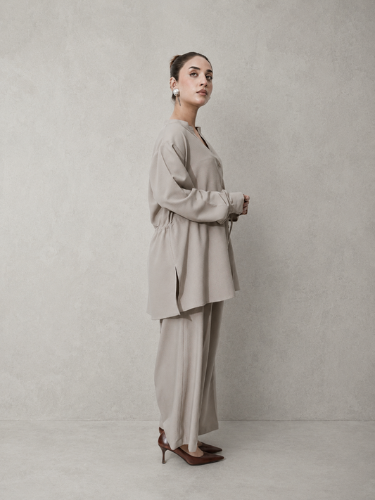 Stone Textured Georgette Co-Ord Set