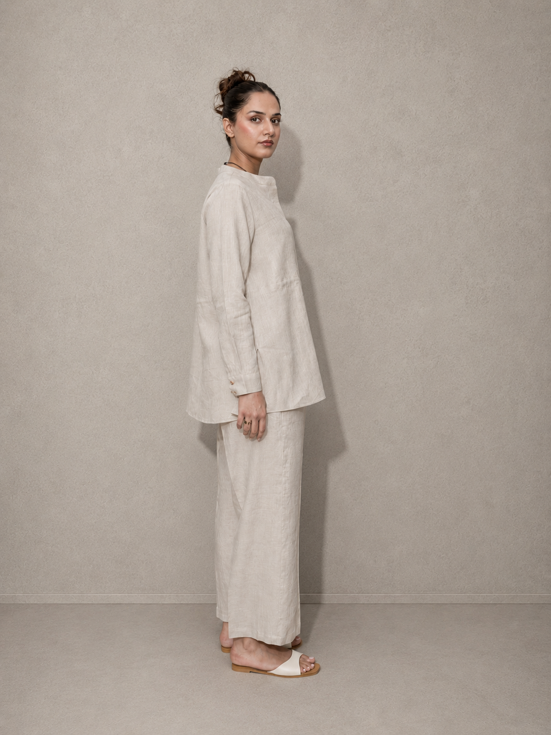 Natural Irish Linen Co-Ord Set