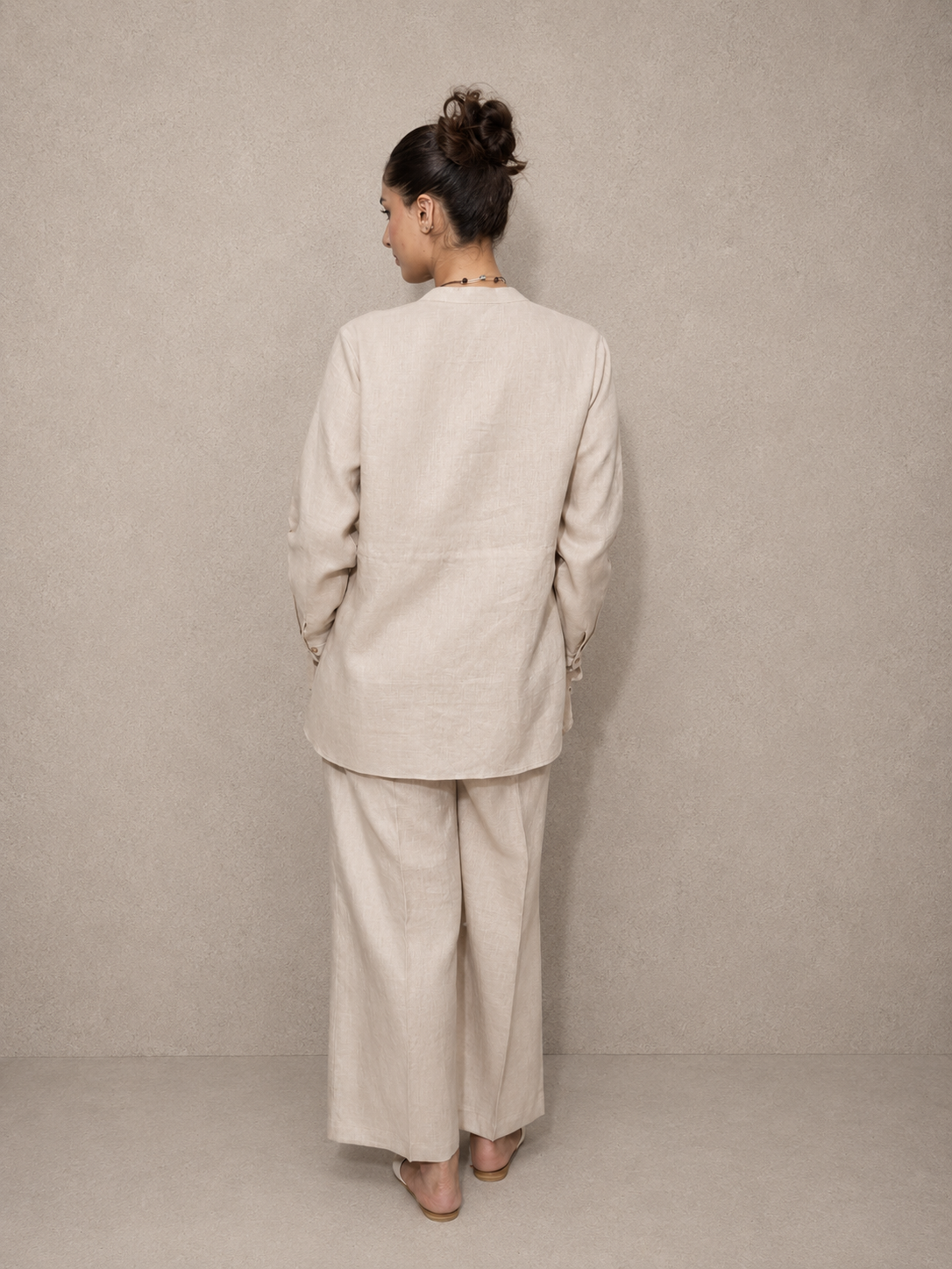 Natural Irish Linen Co-Ord Set